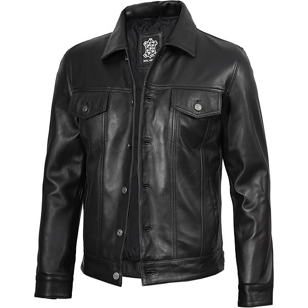 Noble House Motorbike Leather Jacket Buco genuine horsehide men (S