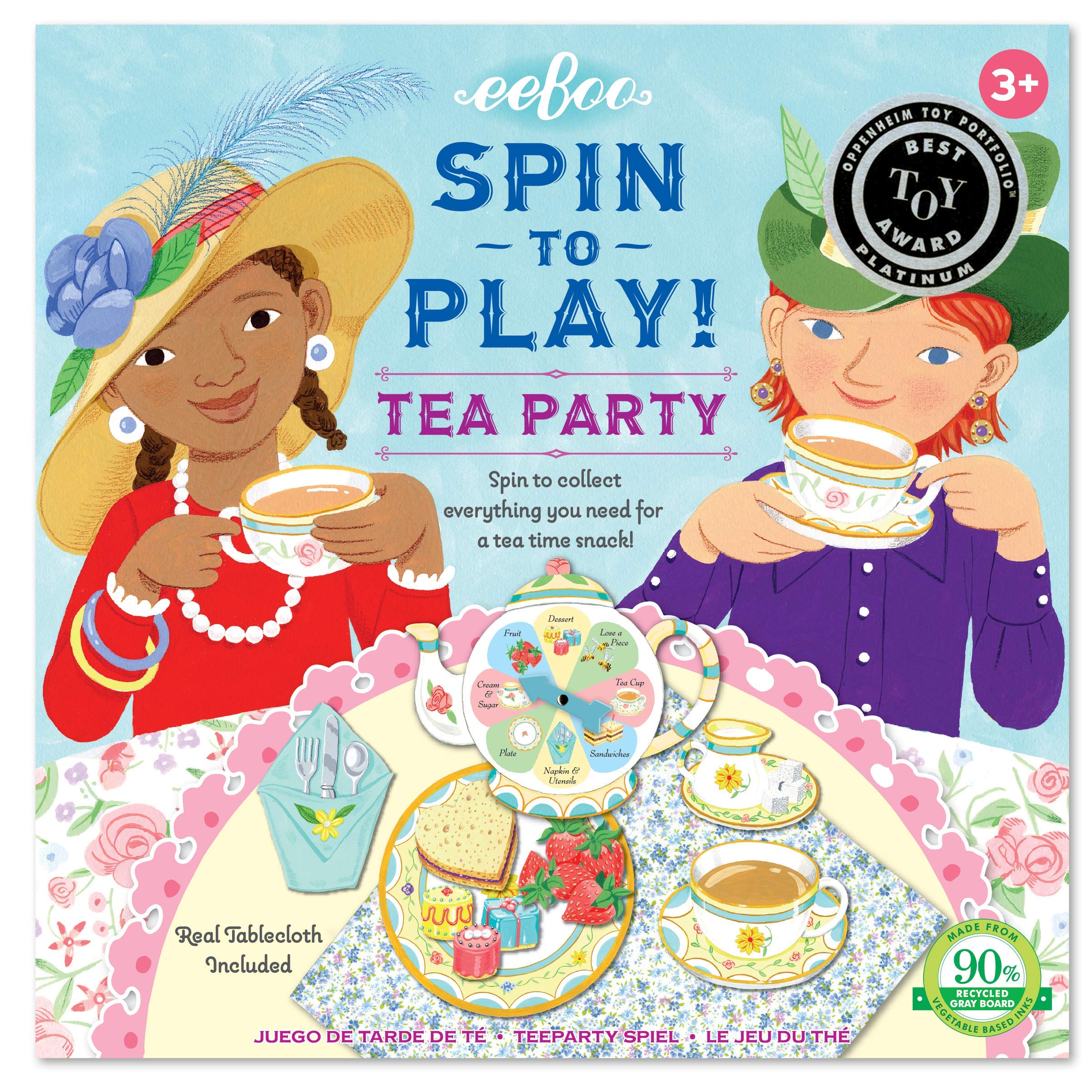 eeBoo Tea Party Spinning Game