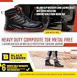 Black Hammer Black Hammer Safety Boots Composite Toe Cap UK EU CE S3 SRC 8844 10 view 4