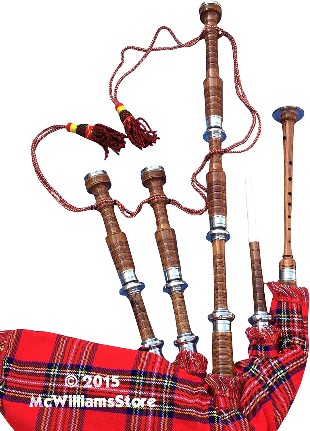 McWilliams BAGPIPES, PROFESSIONAL SCOTTISH HIGHLAND BAGPIPE