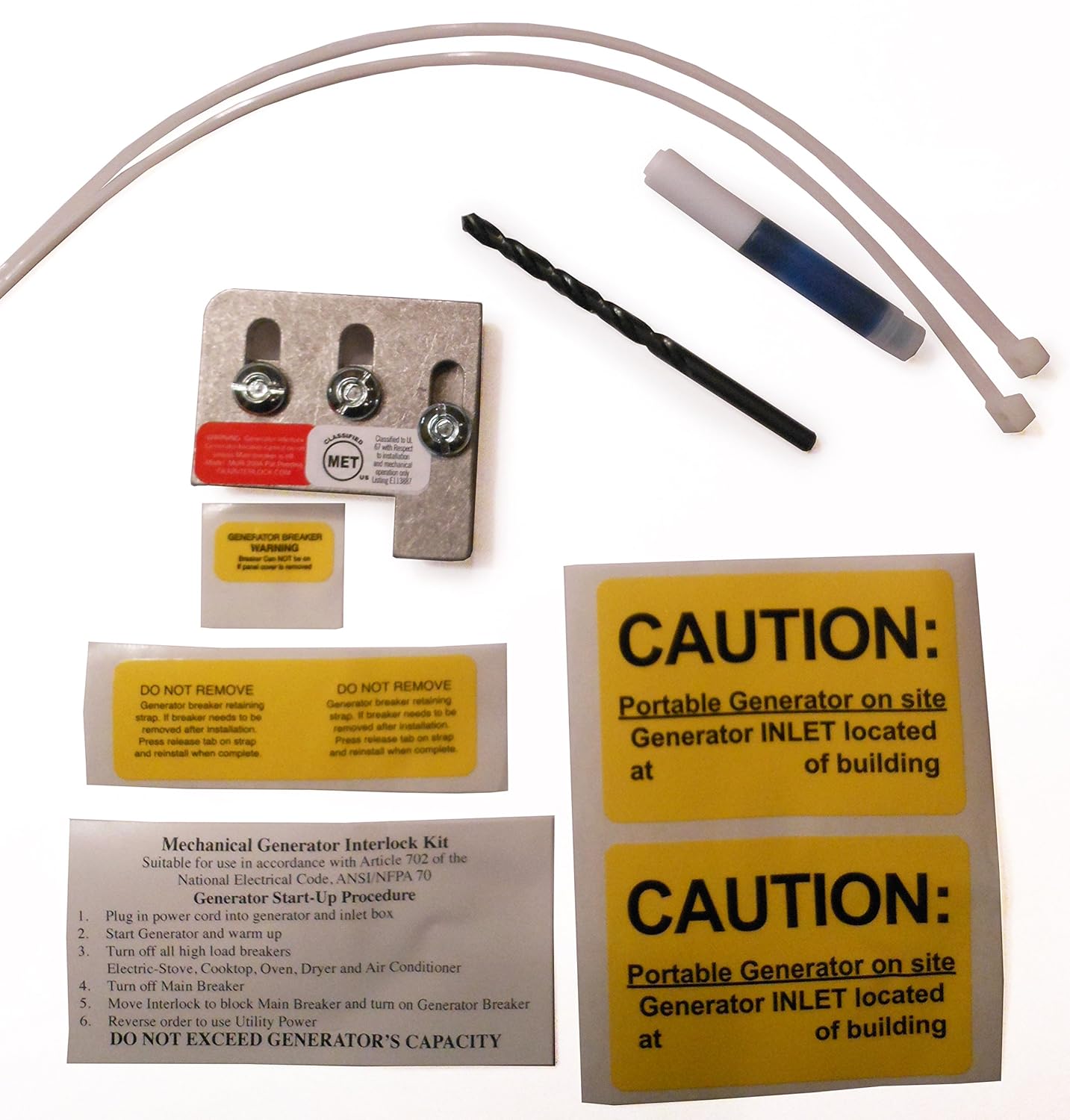 MUR-200A Murray or Siemens Generator Interlock Kit 150 amp or 200 amp  panels - - Amazon.com