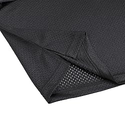 DEHANER Plain Black Football Jersey for Men Unisex