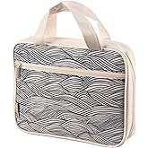 DiverseBee Bible Cover with Handles, Zippered Bible Carrying Case for Women and Girls, Tote Bag for Kids, Bible Book Cover & Accessories, Christian Gifts 7.5 x 10 x 2.5in (Waves)