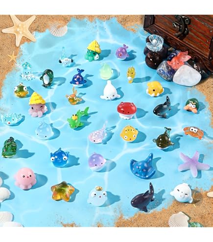 100 Tortugas De Resina Que Brillan En La Oscuridad | Mini Figuras De Animales Marinos | Juego De Esconder Y Buscar | Decoración DIY