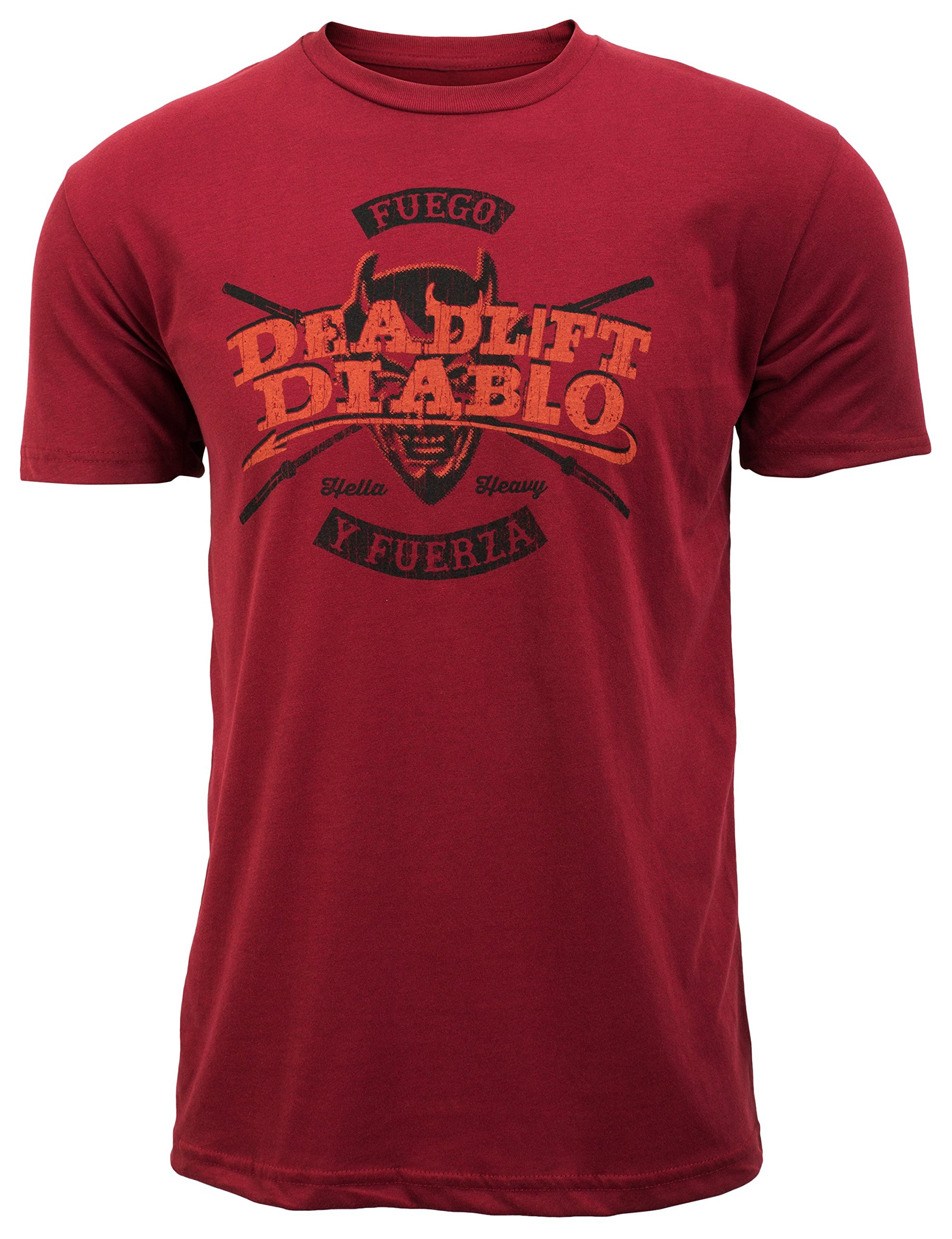 Jumpbox Ness Deadlift Diablo Brick Red Barbell Weightlifting Workout T Shirt