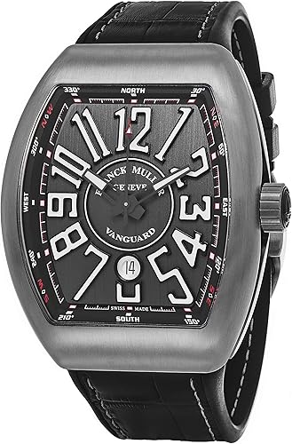 Franck Muller Vanguard Mens Titanium Automatic Watch - Tonneau Franck Muller