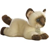 Aurora Miyoni 8.5" Siamese Cat Realistic Stuffed Animal | Realistic animal designs crafted with eco-friendly materials