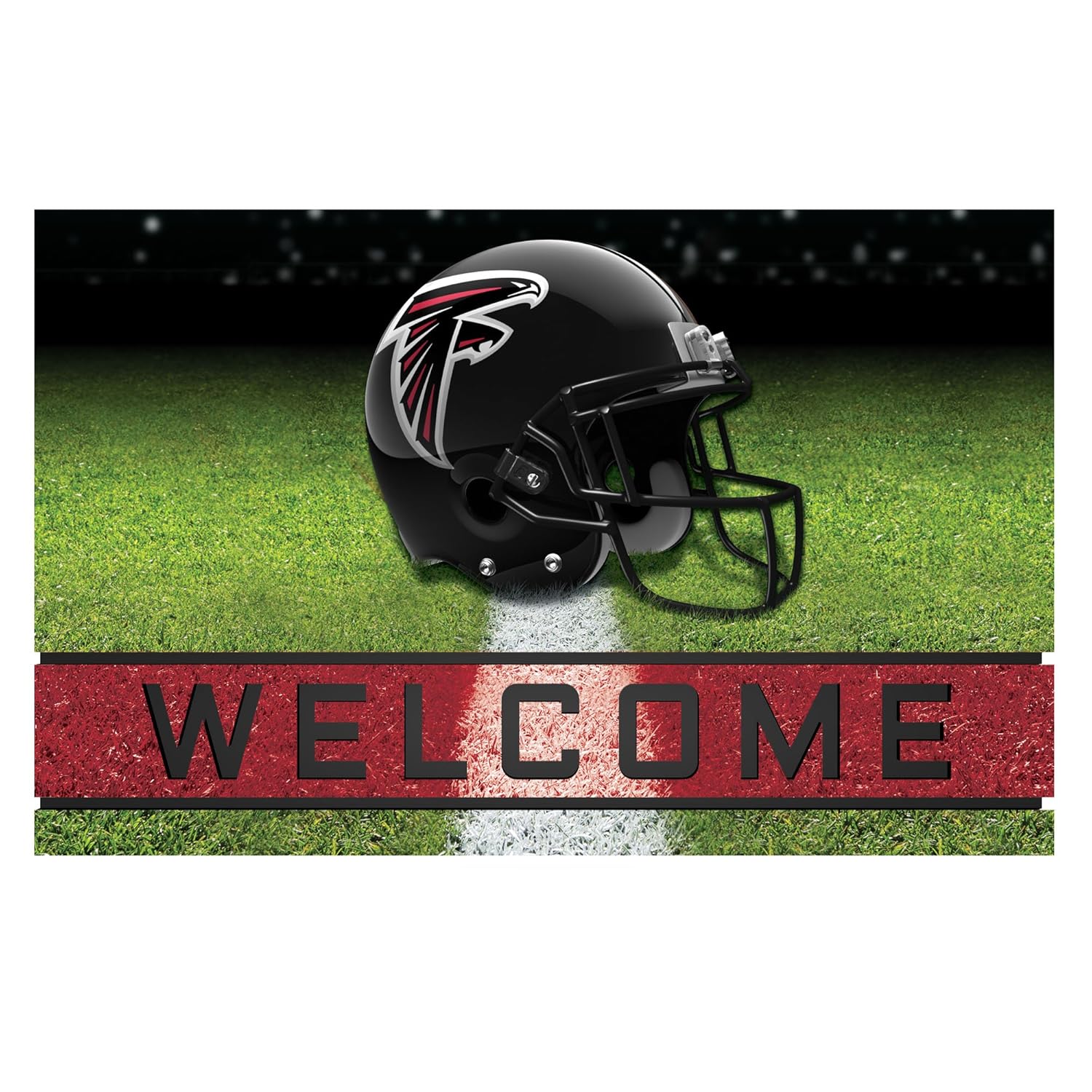 Fanmats 19934 Team Color Crumb Rubber Atlanta Falcons Door Mat 1 Pack