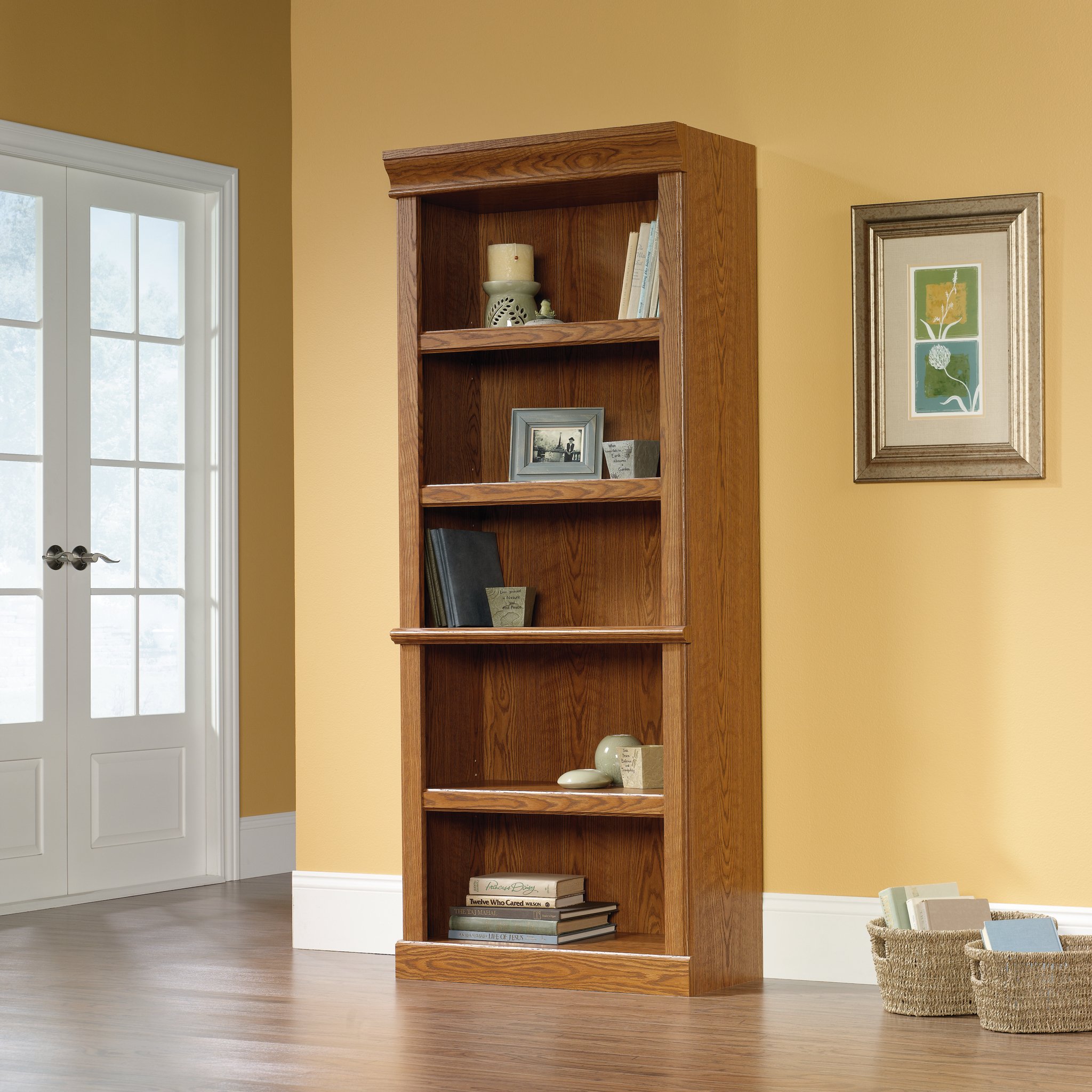 Sauder Orchard Hills Library, Carolina Oak finish LAVORIST