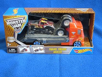 monster jam travel treads hauler