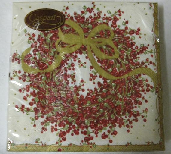 Caspari Luncheon Napkins, 40 Napkins Total, Pepperberry