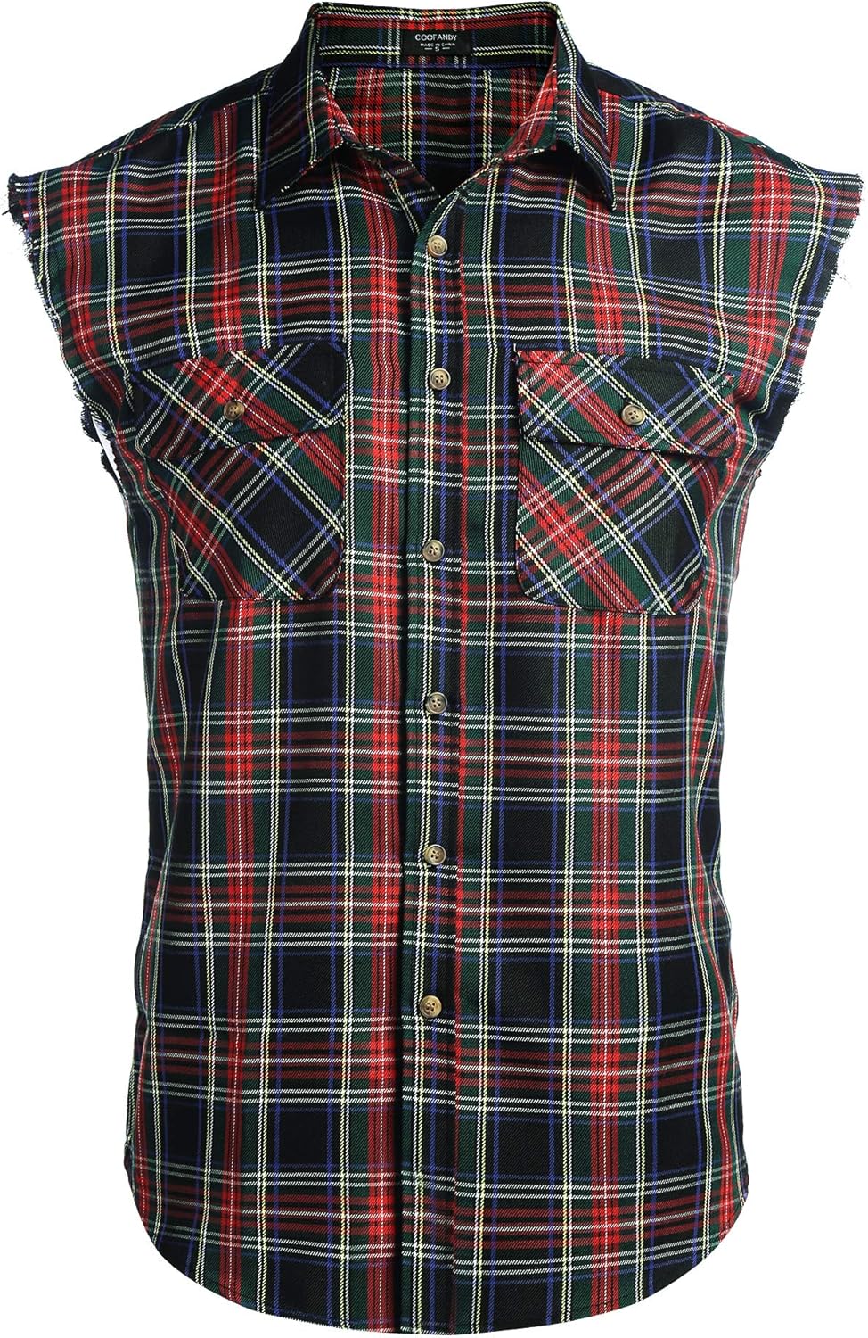 COOFANDY Herren Trachtenhemd Langarm - 100% Baumwolle Karo - Oktoberfest Hemd