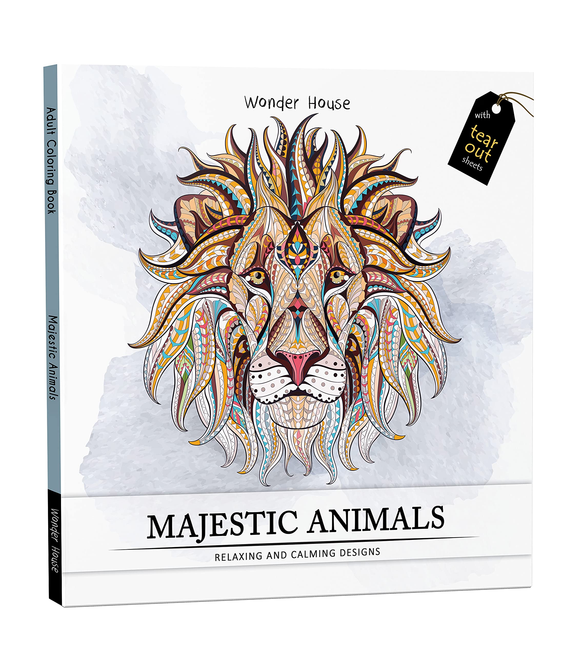 Download Buy Majestic Animals Colouring Books For Adults With Tear Out Sheets Adult Colouring Book Book Online At Low Prices In India Majestic Animals Colouring Books For Adults With Tear Out Sheets