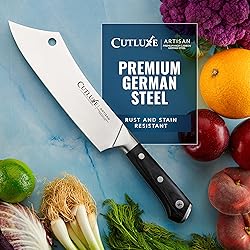 Cutluxe Cleaver Chef Knife – 8" Meat Cleaver