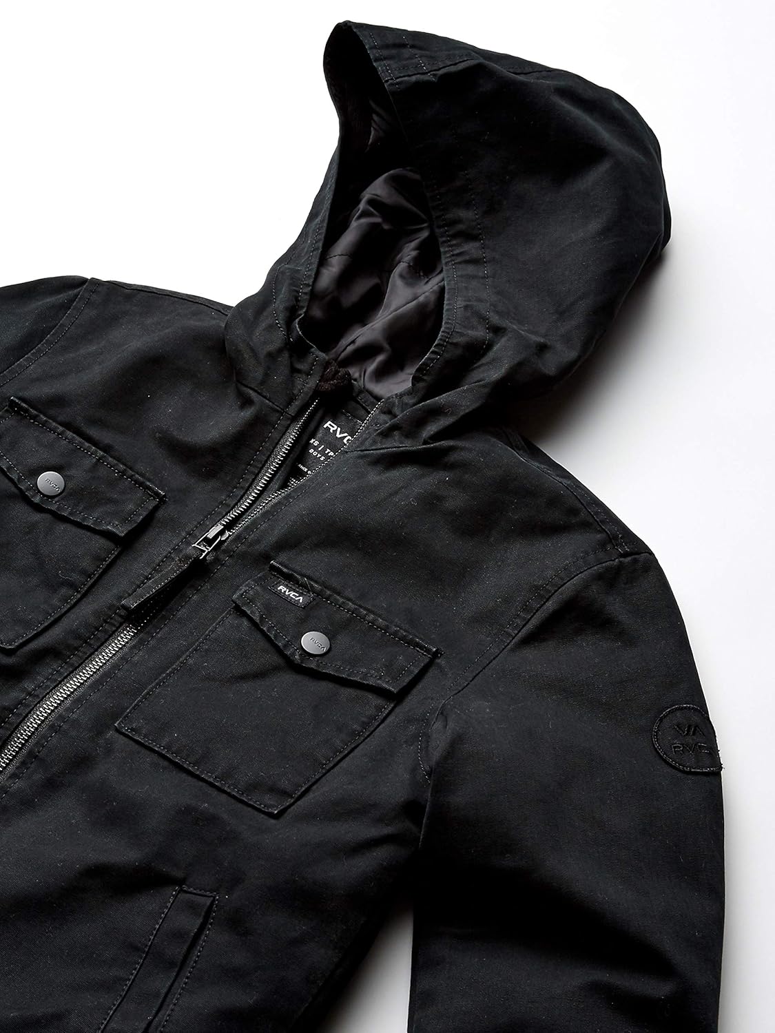 rvca hooded bomber ii jacket