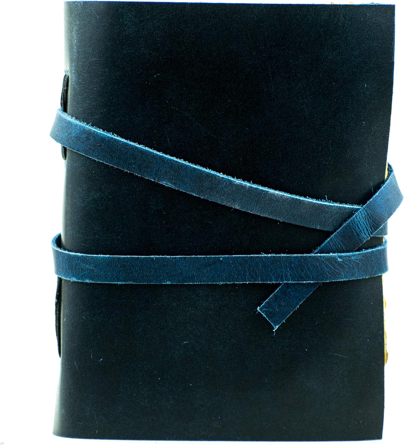OVERDOSE Deckle Blue Leather Journal