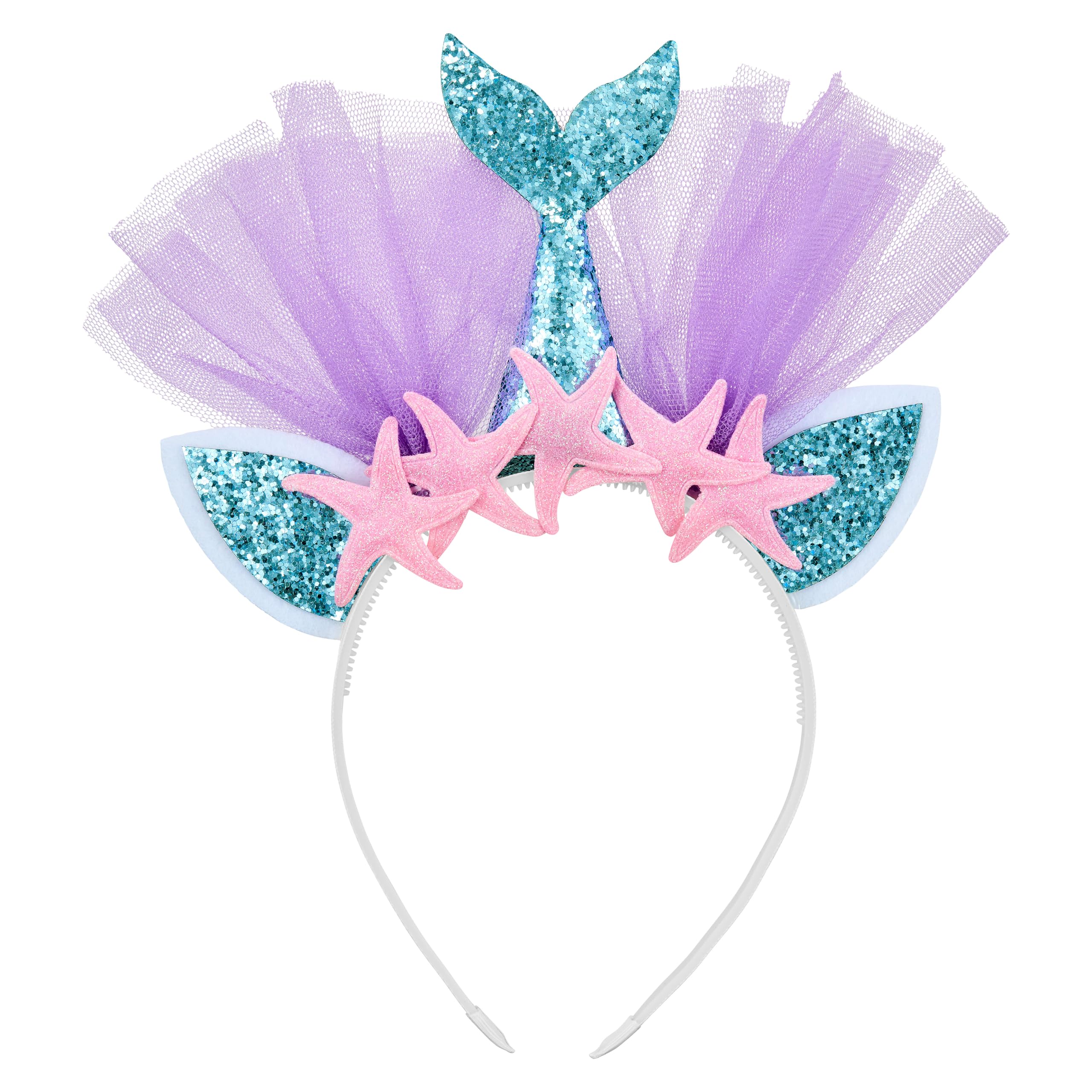 Balinco Mermaid Costume Accessory, Mermaid Fancy Dress Girls, Women, Children, Headband, Headband, Hair Accessories, Carnival Accessories