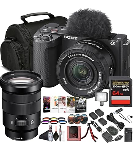 Amazon.com : Sony ZV-E10 Mirrorless Camera with 16-50mm Lens
