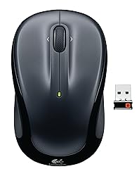 Logitech Mouse M325 Wireless Dark Silver