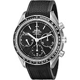 Omega Men's 32632405001001 Speed Master Analog Display Automatic Self Wind Black Watch