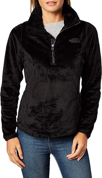 north face half zip fleece pullover women's