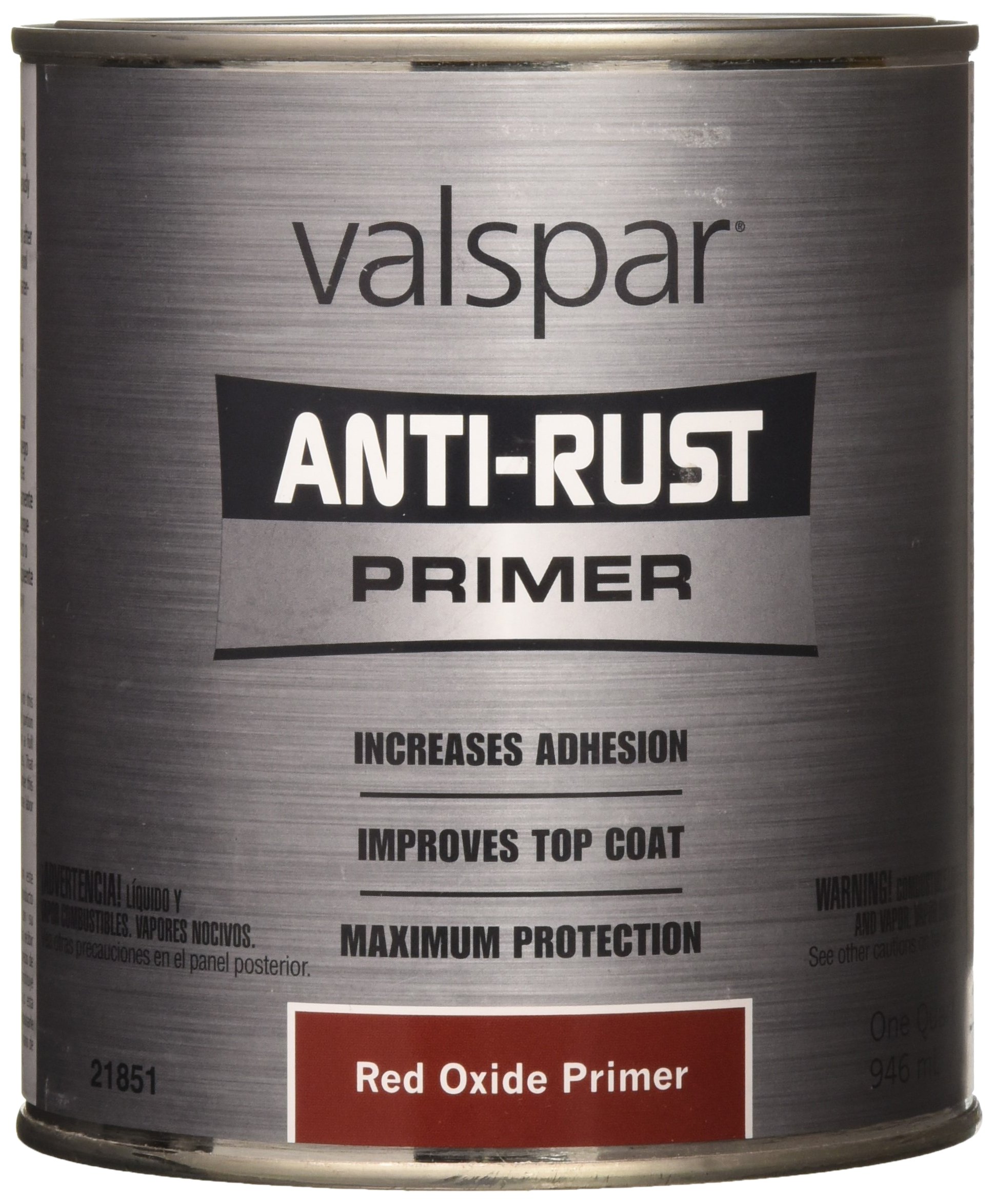Valspar 21851Q Red Oxide Primer Enamel 1 Quart Buy Online in United