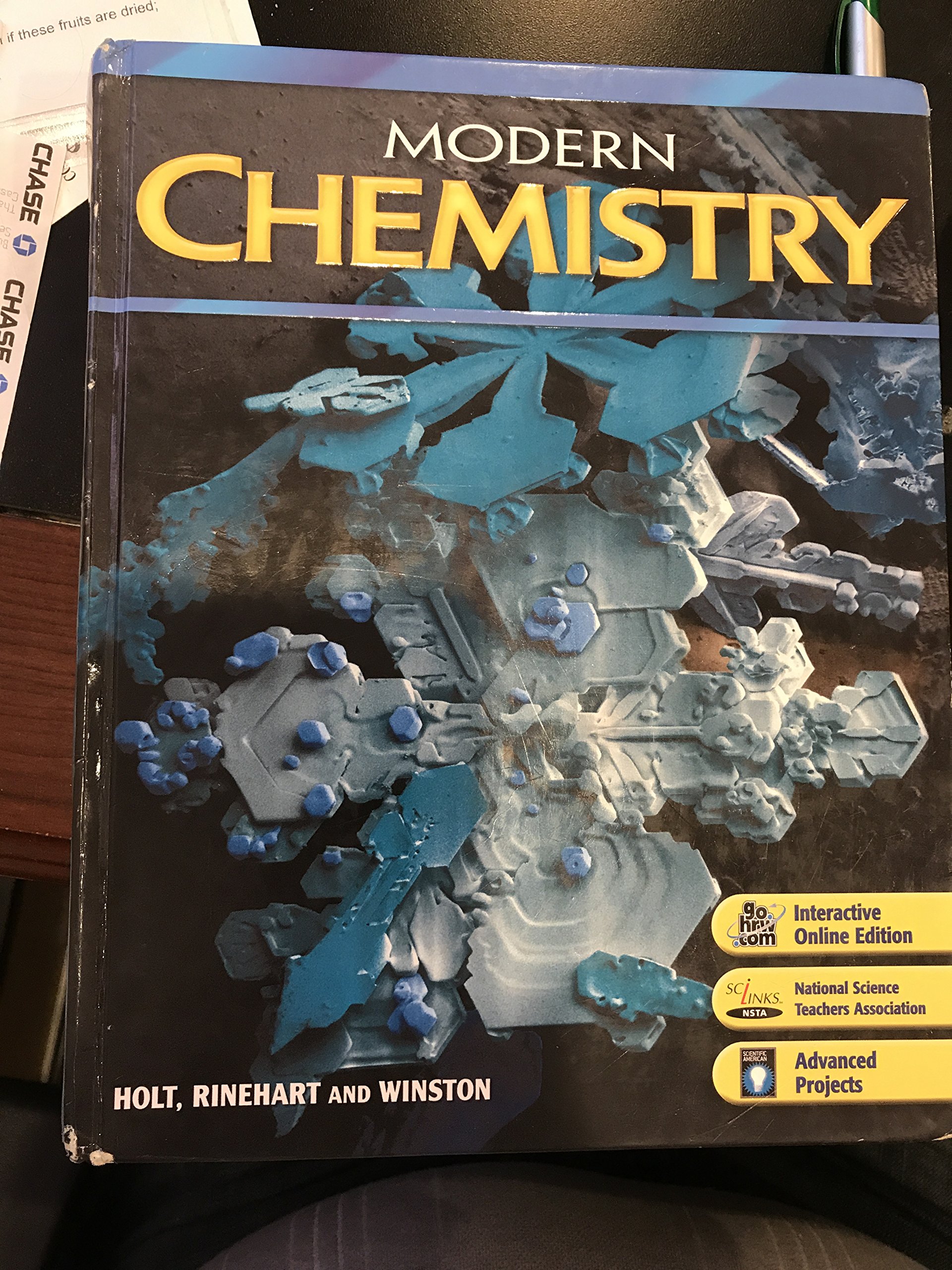 Modern Chemistry Holt Rinehart And Winston Raymond E Davis Regina Frey Mickey Sarquis Jerry L Sarquis 1st Edition 0030735467 978 0030735462 Modern Chemistry Holt Rinehart And Winston Interactive Online Edition National Science Teachers