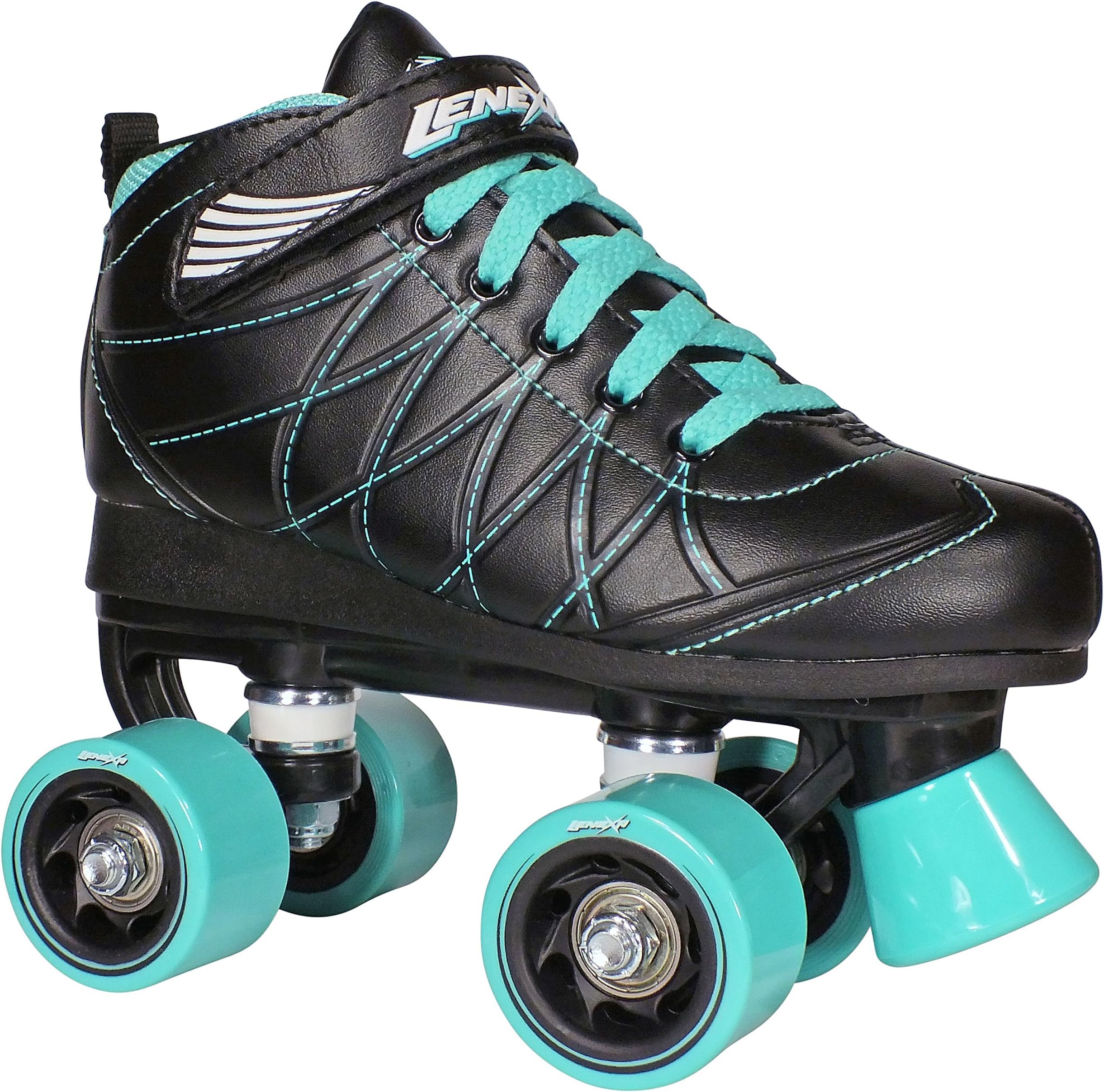 Lenexa Hoopla Roller Skates for Girls, Boys, and Young Adults - Unisex Quad Roller Skates for Kids, Youth, and Beginners