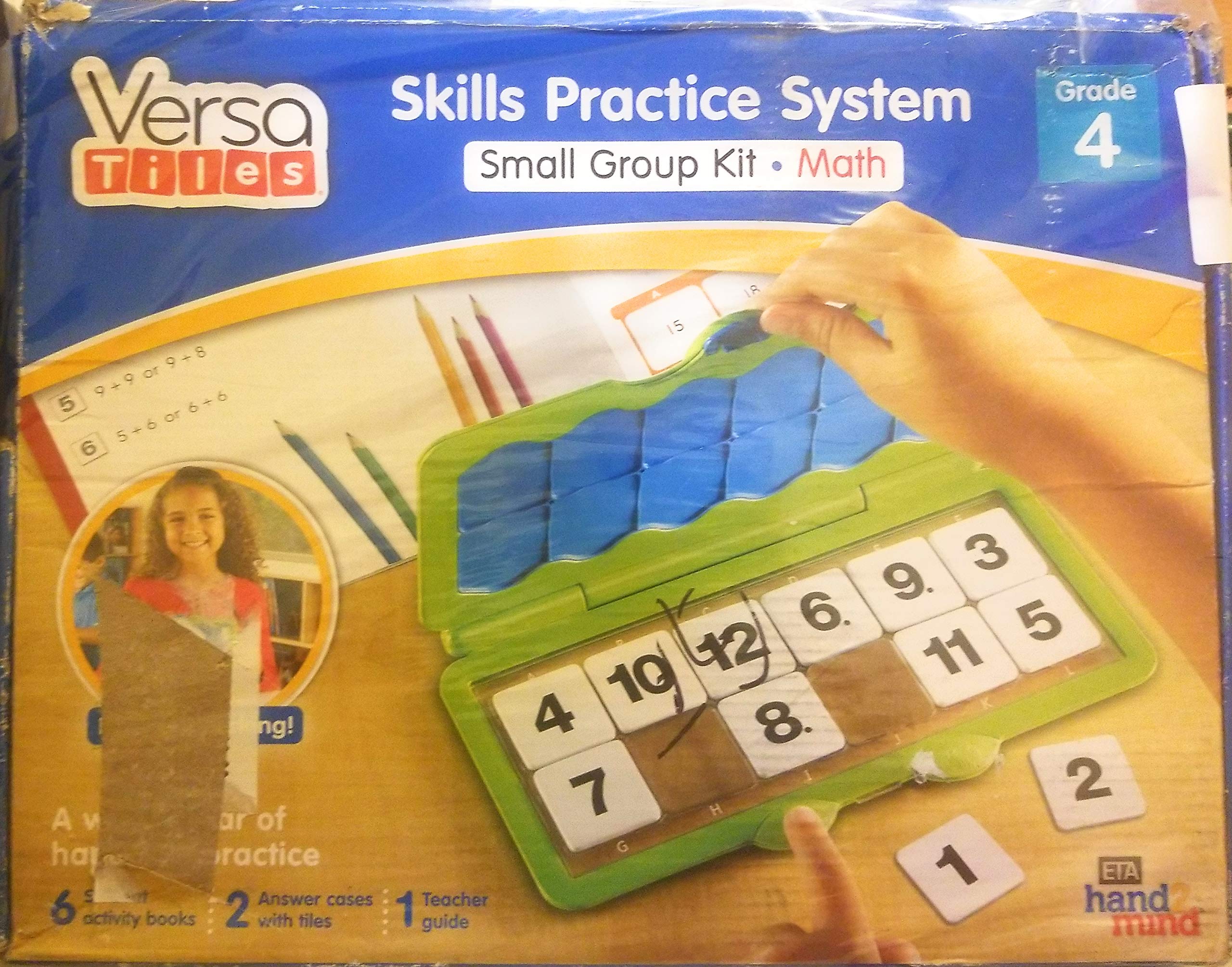 Hand2mind VersaTiles Math An Engaging Puzzle Game Kit For Kids Grade 4