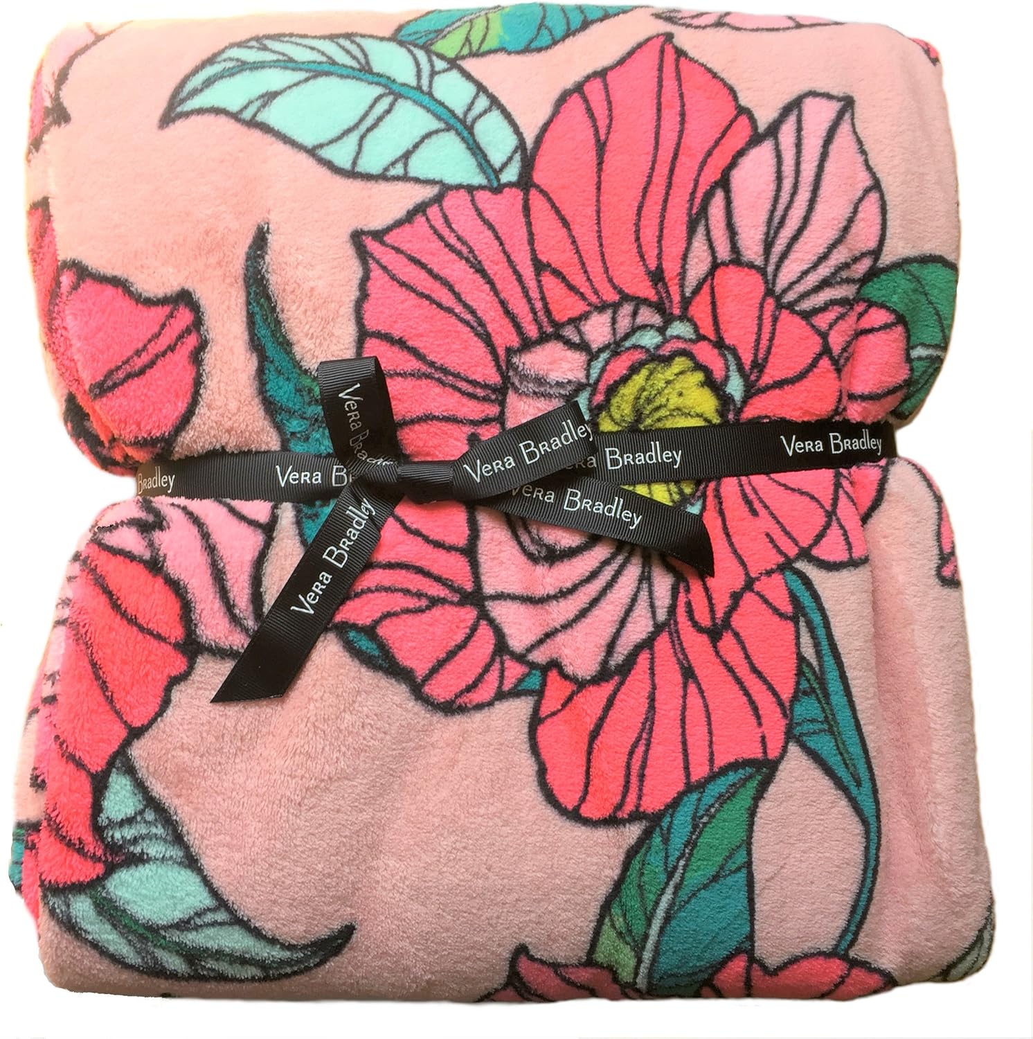 Vera Bradley Throw Blanket (Vintage Floral) Home & Kitchen