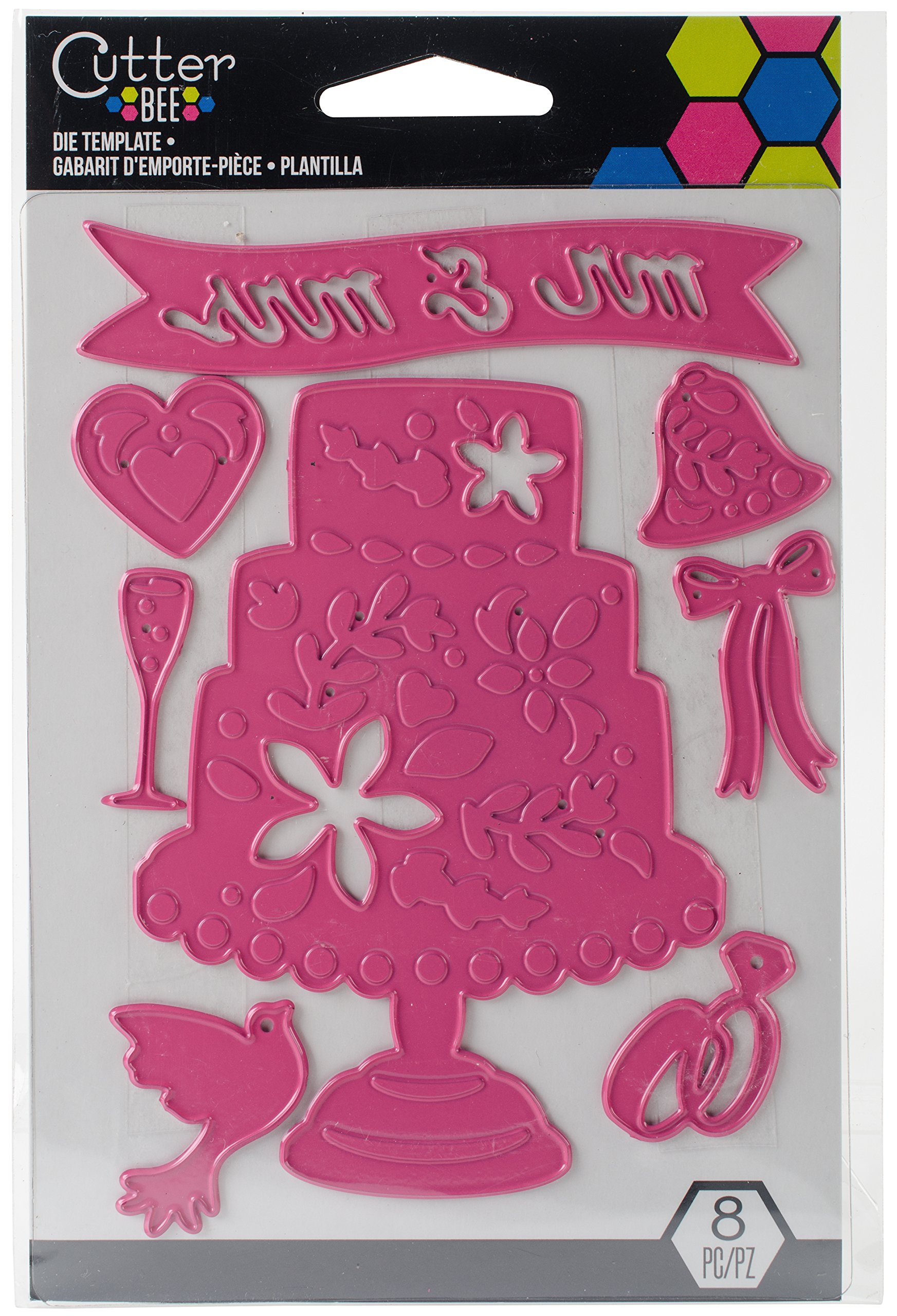 EK Success - Wedding Die Template, Pink