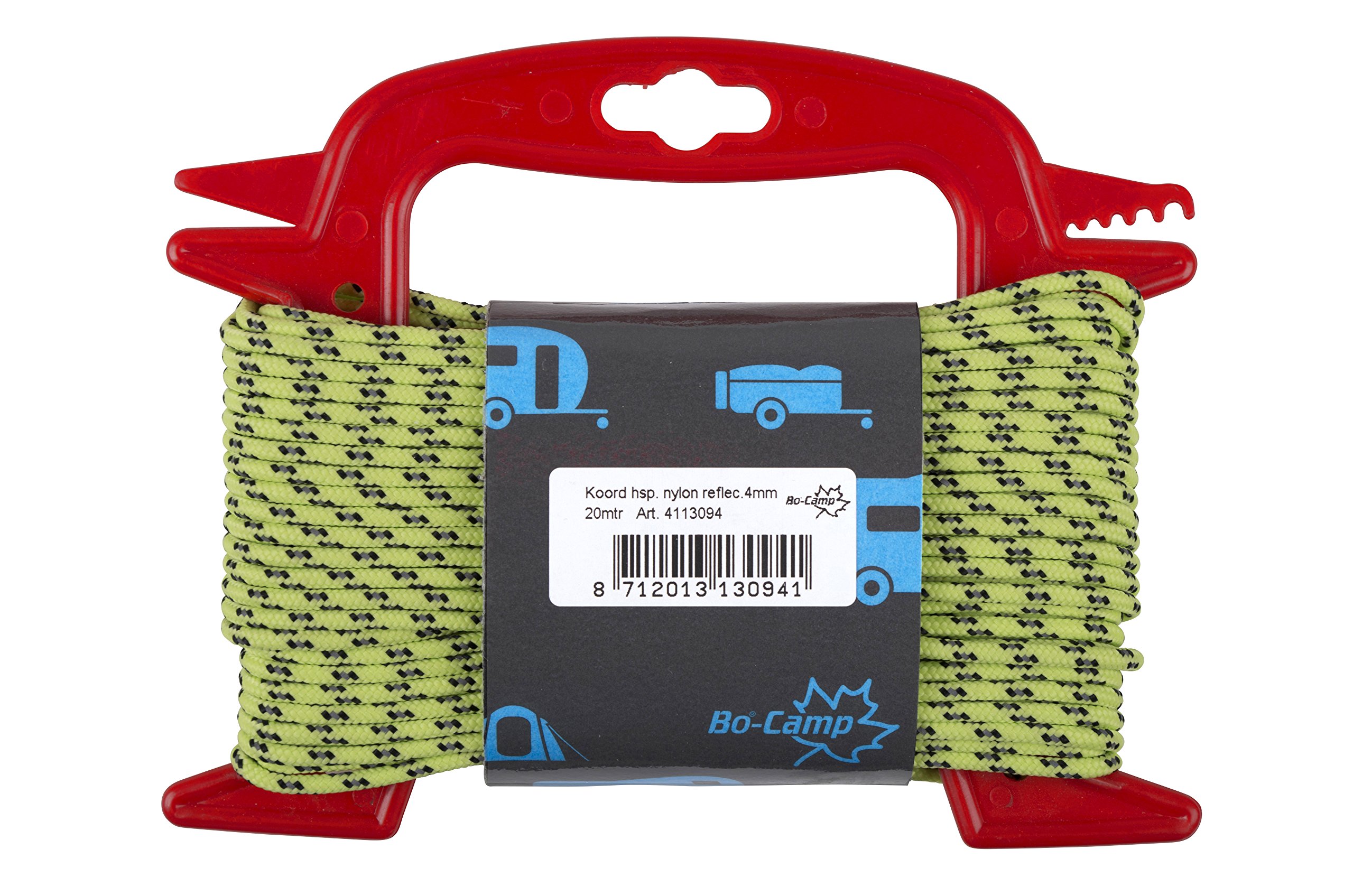 Bo-Camp - Guy rope - Nylon - Reel 20 meter - Reflective