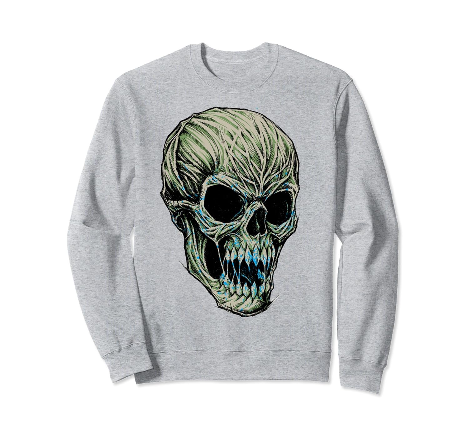 Halloween Skull Sweatshirt-ANZ