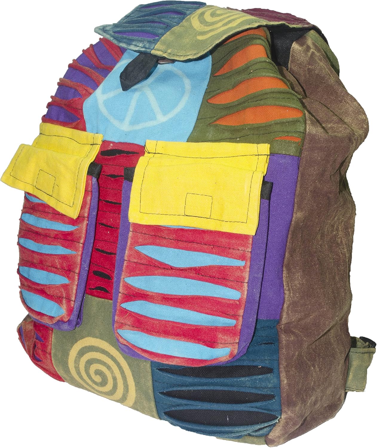 Colorful Ripped Hippie Backpack Amazon.ca Clothing & Accessories