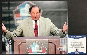 HE COULD GO ALL THE WAY!!! Chris Berman ESPN Signed HOF 8x10 Photo