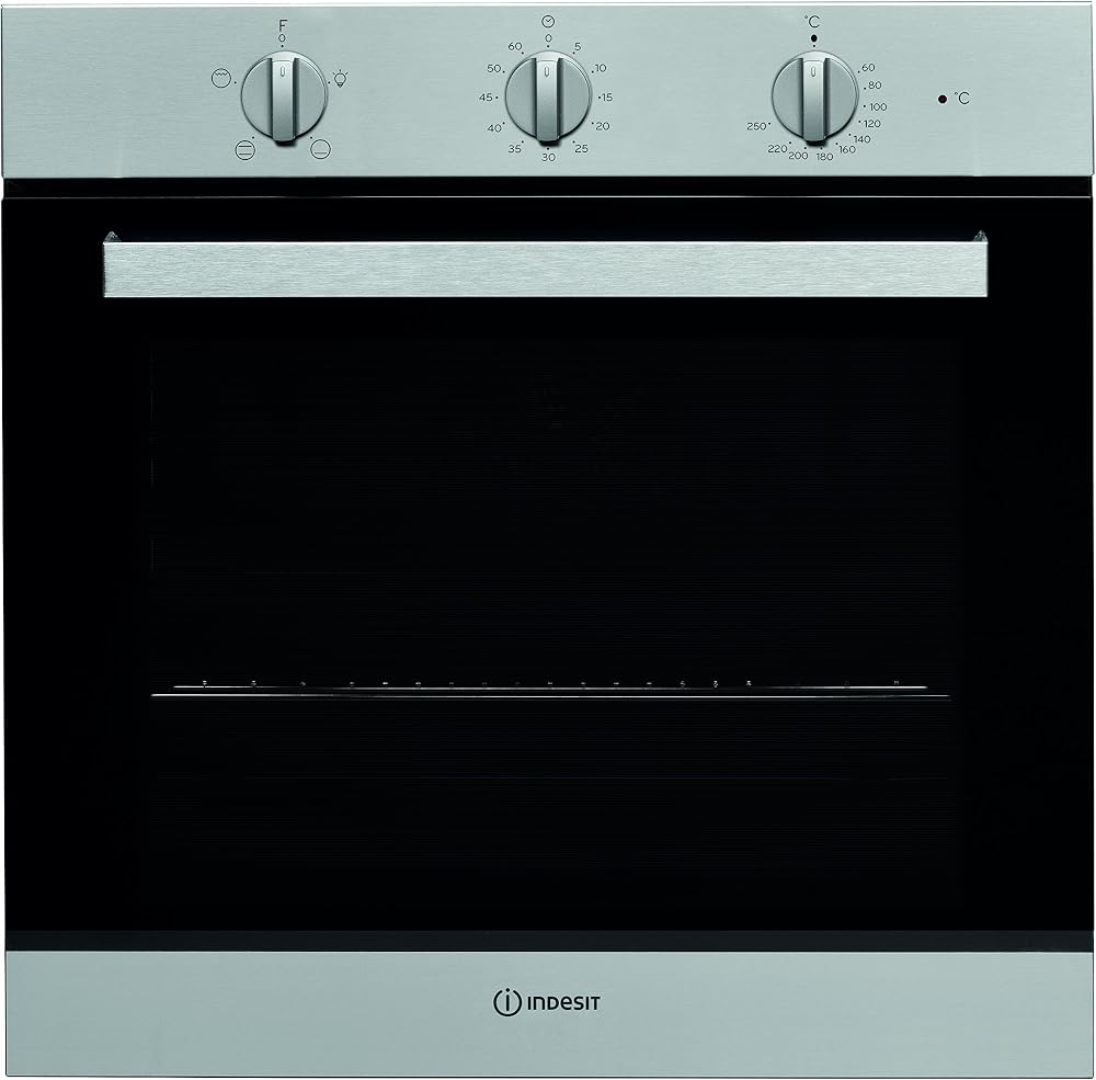 Indesit Built In IFW6230IX 60cm Electric Oven Stainless Steel 71L