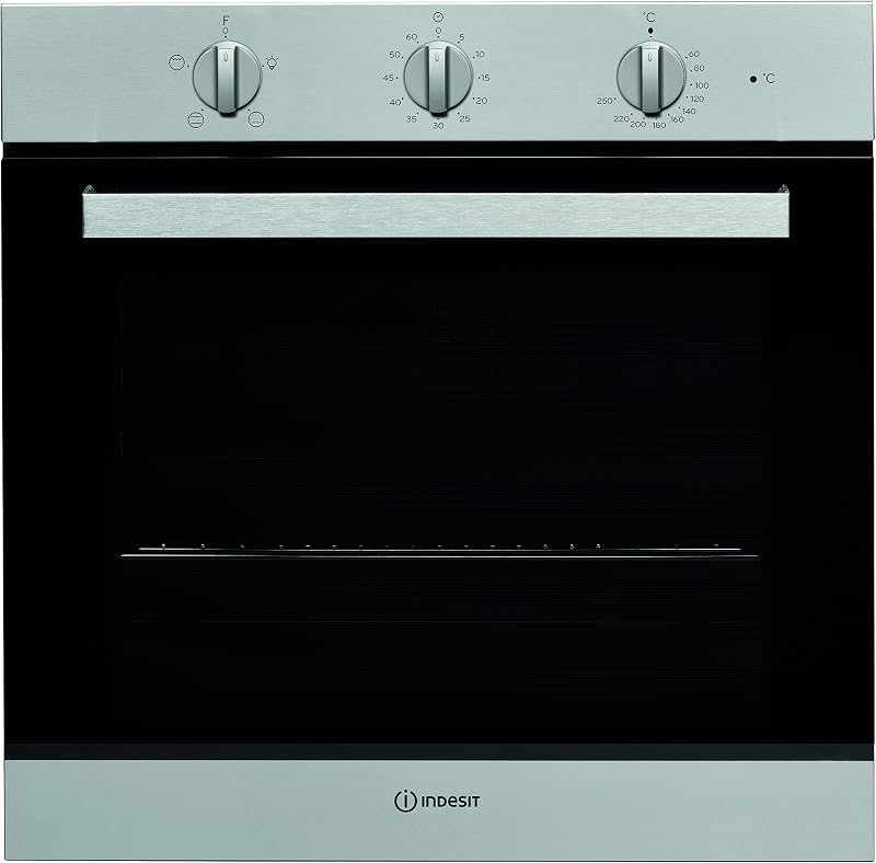 Indesit Built In IFW6230IX 60cm Electric Oven Stainless Steel 71L