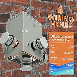 CircleRiver 25 Feet 30 Amp Generator Cord and Power
