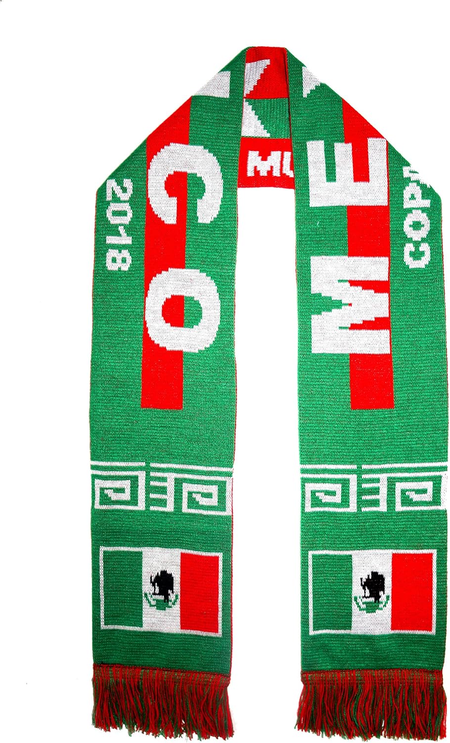 MEXICO 2018 World Cup Acrylic Knitted Scarf Clothing