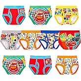 Disney boys Pixar Cars 100% Cotton Underwear With Lightning Mcqueen, Mater, Cruz & More Sizes 18m, 2/3t, 4t, 4, 6 and 8