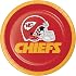 Kansas City Chiefs Dinner Plates - 8 Count Party Pack For Game Day