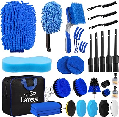 Bemece 30-Pcs Car Detailing Kit Blue Brand New Cleaning Set