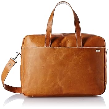 Levis Leather 37.5 cms Tan Messenger Bag (38004-0019)