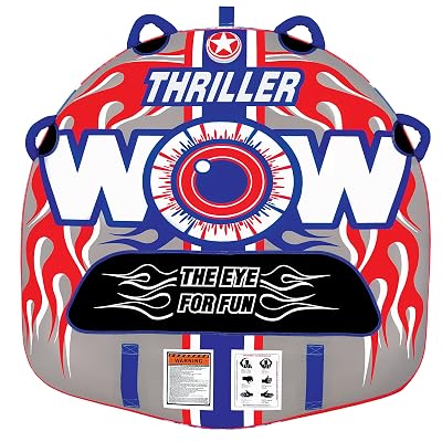 WoW Watersports, Thriller Deck Tube, Towable, Wild Wake Action