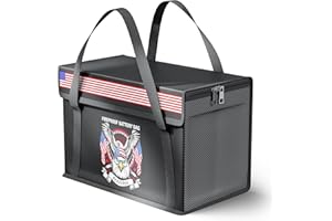 BeasTrek 100AH LiFePO4 Lithium Battery Fireproof Bag,Large Capacity Explosion-proof Lipo Battery Safe Bag for Charging and Storage,Compatible with LiTime and LiPULS(14 * 9.4 * 7.8in)