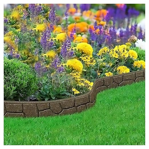 Greenfingers - Césped Flexible de Goma reciclada, 6 m, Piedra de ...