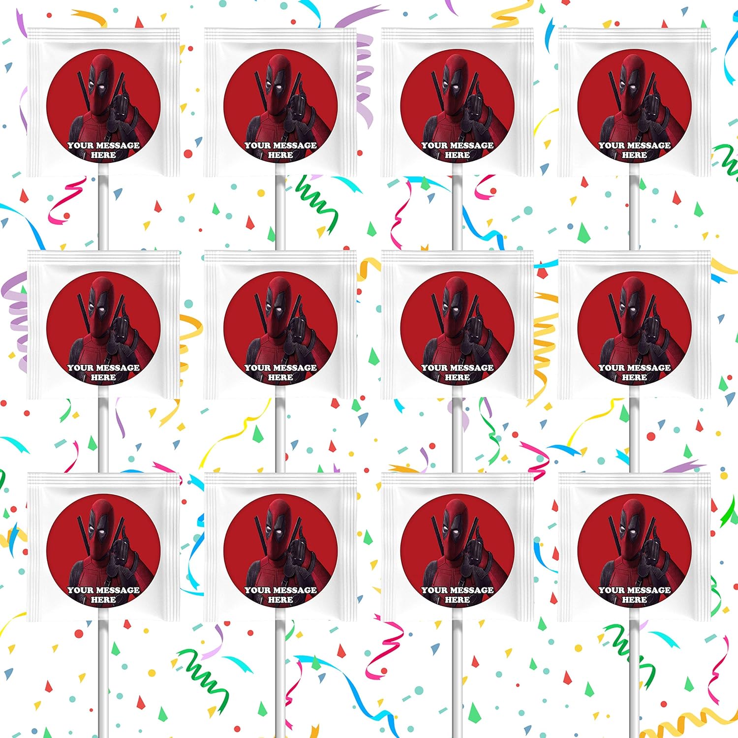 Amazon Com Deadpool Party Favors Supplies Decorations Lollipops
