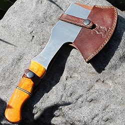 11.5" Bone Collector Yellow Bovine Handle Full Tang
