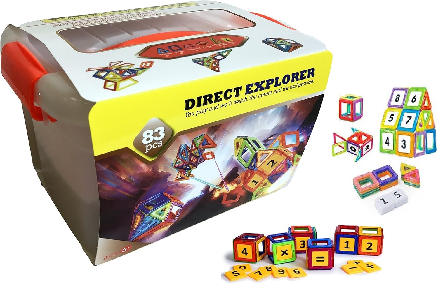 intelligent magnetic construction set