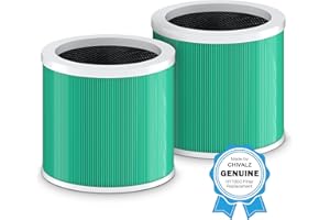 CHIVALZ Genuine HY1800 Air Purifier Replacement Filter, 3-in-1 Filtration, High-Efficiency Activated Carbon, True HEPA 13 Fil